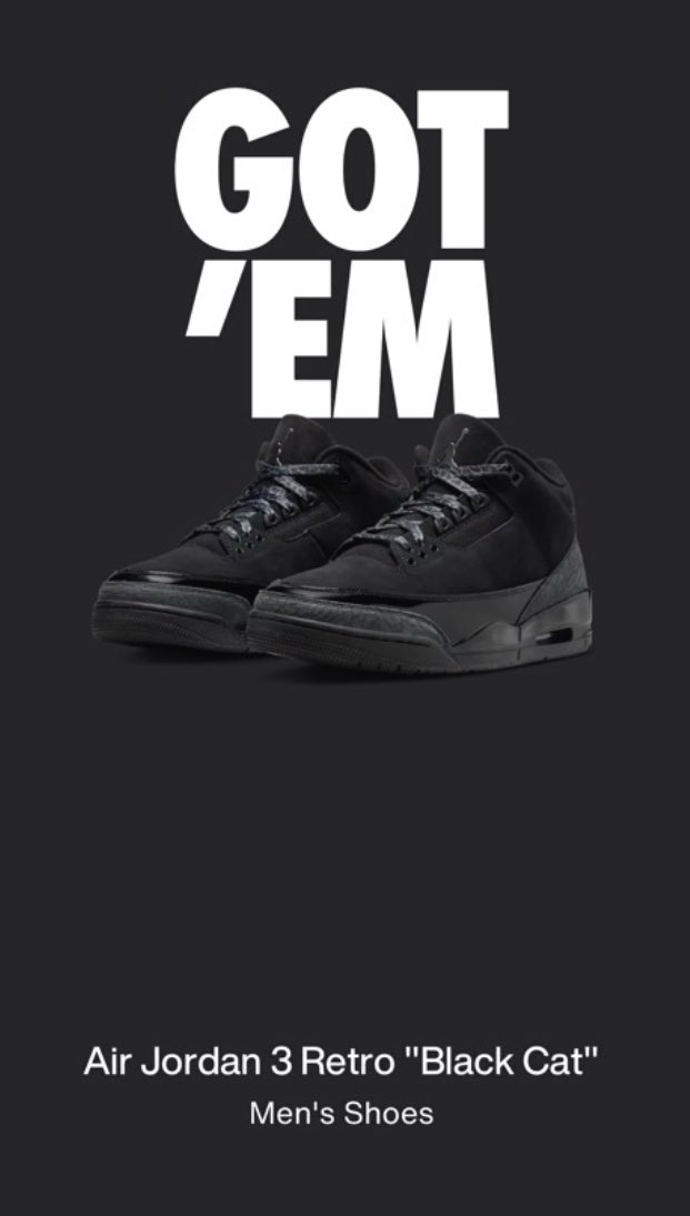 FocusedKicks's tweet photo. Know that 🐈⬛🔥
#sneakeroftheweek
#getfocused https://t.co/8KUcaM3uQk