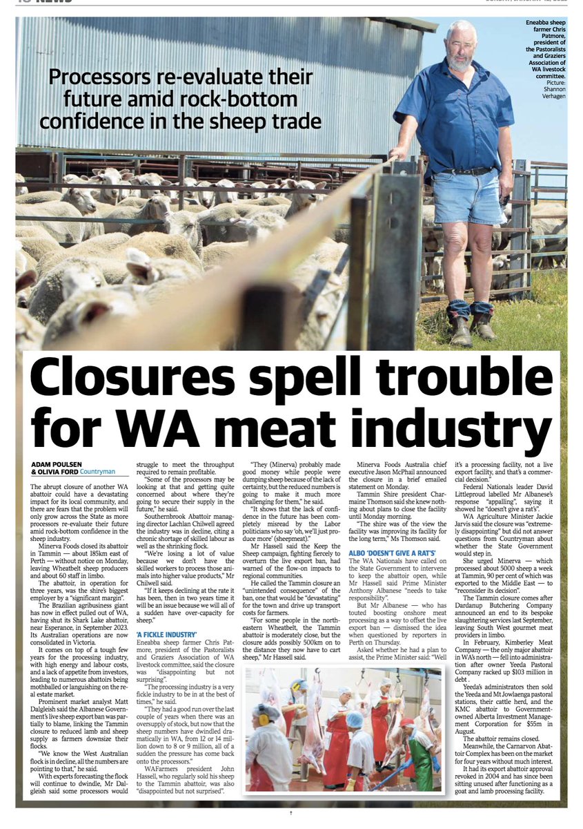 West Australian 12/01/2025
Thanks for nothing Albo