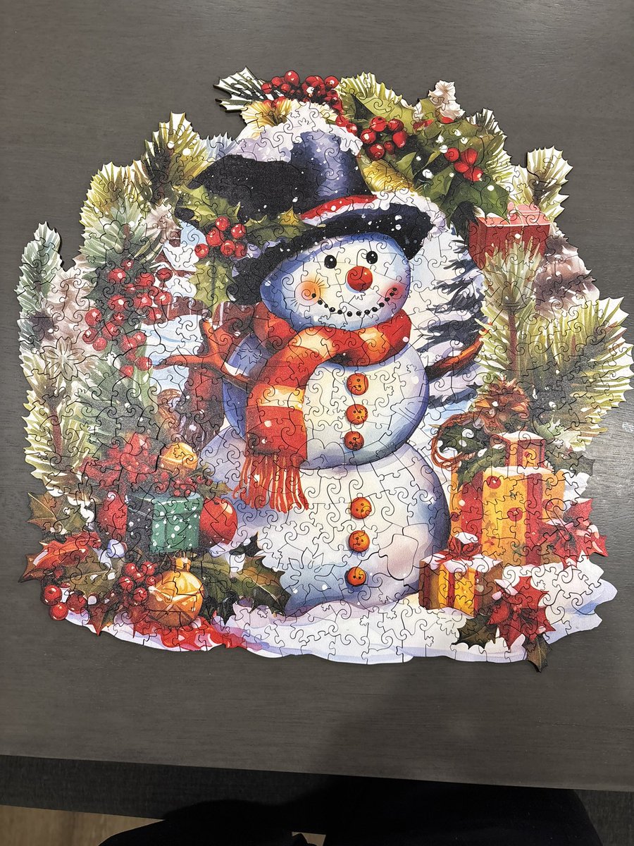 Todd_ESU's tweet photo. Spent my winter break doing some wooden mosaic puzzles with these sweet girls! Enjoyed these days/nights around the table laughing and talking about life. 

Only got 2 more years till my oldest graduates…better enjoy all these days. #girldad https://t.co/Gm40Ji0nMJ