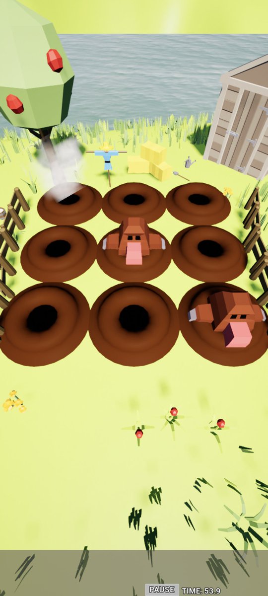 First screenshot of my game...
To be honest i am still wrestling with the UI and my device. For some reason the rest of my doesn't appear even though it does on #UnrealEngine