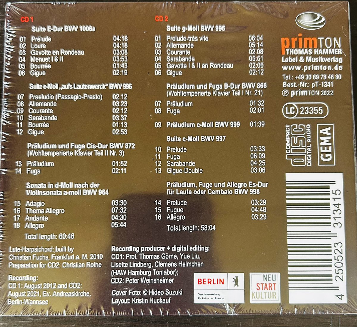 このCDの販売をしております。
2枚セットです。ご希望の方はDMでどうぞ。