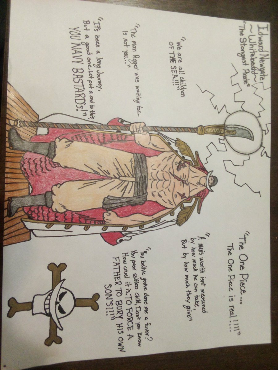 Cam111000's tweet photo. One Piece Art (Ex-Emperor of the Sea,Whitebeard)Rip @Crunchyroll @EiichiroYoda @OP_Netflix_Fan @ToeiAnimation @OnePieceAnime #ONEPIECE https://t.co/wcW3SieU5Y