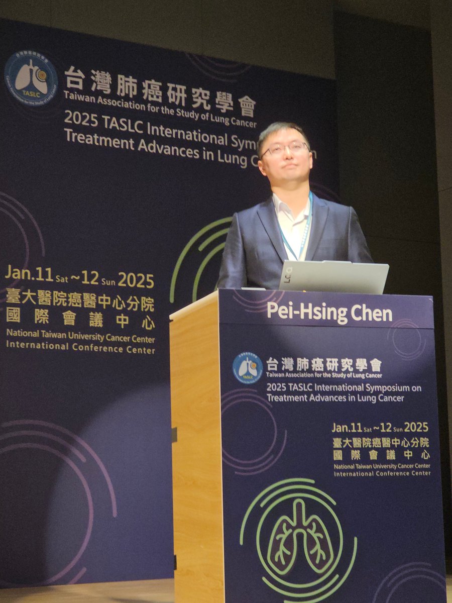 HHorinouchi's tweet photo. 🫁Taiwan🇹🇼Association for the Study of Lung Cancer
🎯Case presentation: Lung Cancer Staging
🎙Dr. Pei-Hsing Chen
#LCSM @OncoAlert #TASLC25 #TNM https://t.co/aVKvq9xdBt