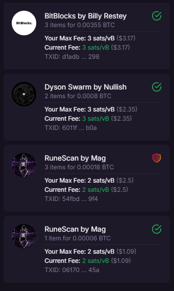RurbatscRobert's tweet photo. No talent in this list. Best photographer onchain @mag_cinephoto. Bought a few of his incredible #Runescan piece. Can't have too much Rune art.
@nullish #DysonSwarm because I don't have enough Nullish in my life.
Finally the incomparable @billyrestey. I've wanted some #Bitblocks for a while now... now I got 3.
Investing in ordinals is so much more fun than most investing.
Legends.
#ordinalsaredead