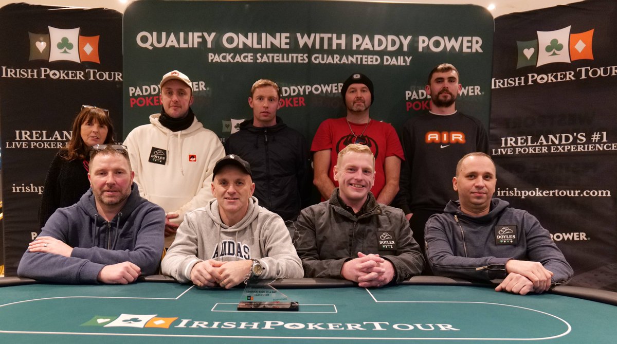 IrishPokerTour's tweet photo. Its time!
Your 30k in a day Final table 2025

Dont forget the live clock:
https://t.co/Mv2mJb58VS

#PaddyPowerPoker #IrishPokerTour #Castletroy #livepokerupdates #30KInADay https://t.co/rO5mXpQ5cG