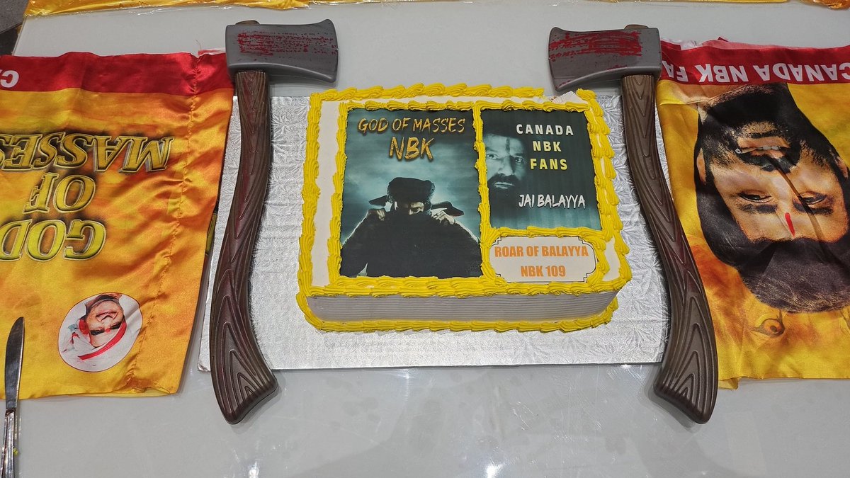 CanadaNBKFans's tweet photo. Canada's love and welcome to #NandamuriBalakrishna is always a league apart ❤️ 

#DaakuMaharaaj took charge not only in Toronto, 🇨🇦, but all over the Telugu dispora 🔥 🔥 

Thank you for the blockbuster watch, @dirbobby, @MusicThaman, @KVijayKartik, @vamsi84

#JaiBalayya 🦁 👑 https://t.co/o0451AB4QX
