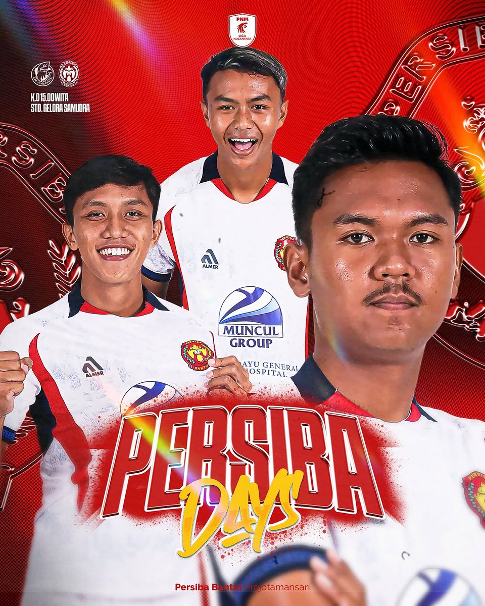 𝐓𝐨𝐝𝐚𝐲 𝐢𝐬 𝐏𝐞𝐫𝐬𝐢𝐛𝐚 𝐃𝐚𝐲 !

NZR Sumbersari VS Persiba Bantul

📺 YT: LIB TV

#PersibaBantul #COYLSA