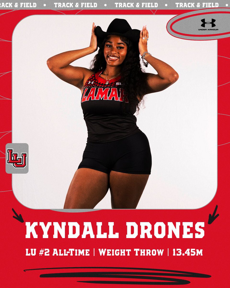LamarXCTF's tweet photo. Kicking off the season in style 😎

Only one meet in, and your Cardinals are already rewriting the record books! A great way to open up the season.

#PeckEmCards 🔴⚫️⚪️ https://t.co/IVMqMBl3PD
