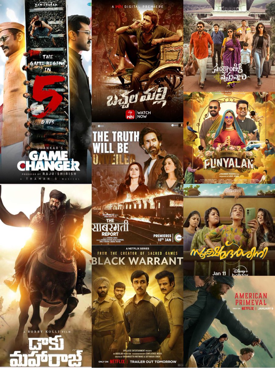 cineAddaUS's tweet photo. Cinema This Week. What is your pick? #WeekendKaAdda https://t.co/paLEAFSZC2