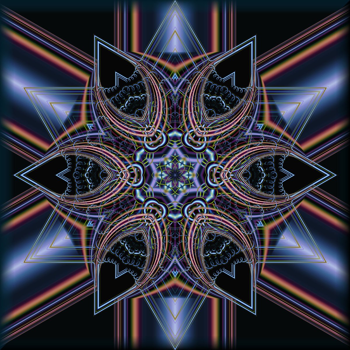 Tangled up in blue #KaleidoSaturday #RandAlien