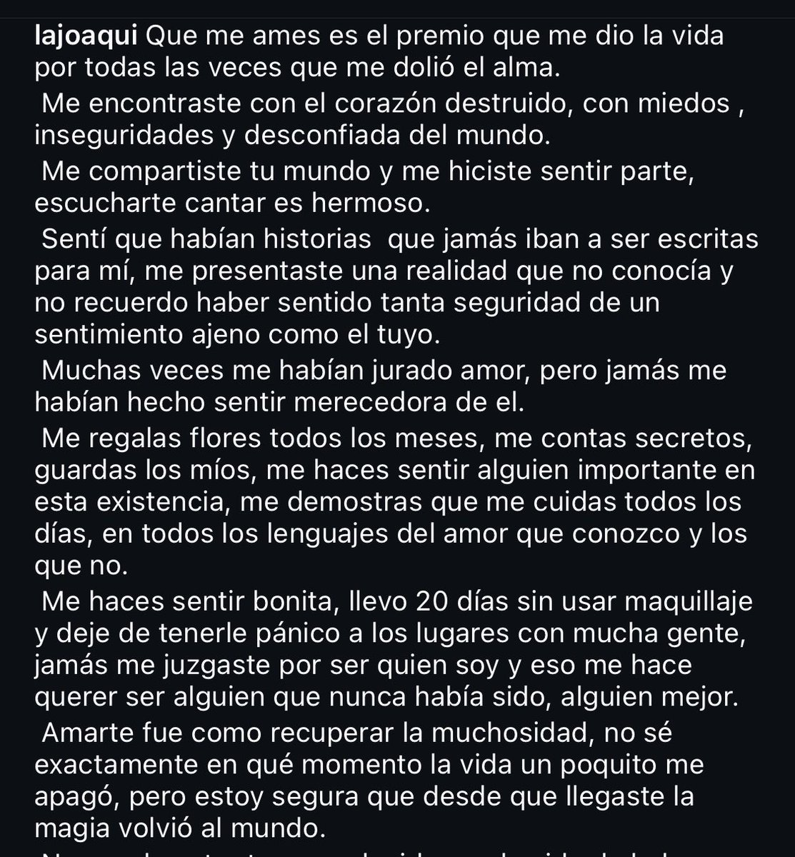 marianherrrera's tweet image. La Joaqui en sus temas: Si tu novio no la cuelga reina pa mi estás soltera

La Joaqui enamorada: ✍🏻🔥🥹🥰🤗😭