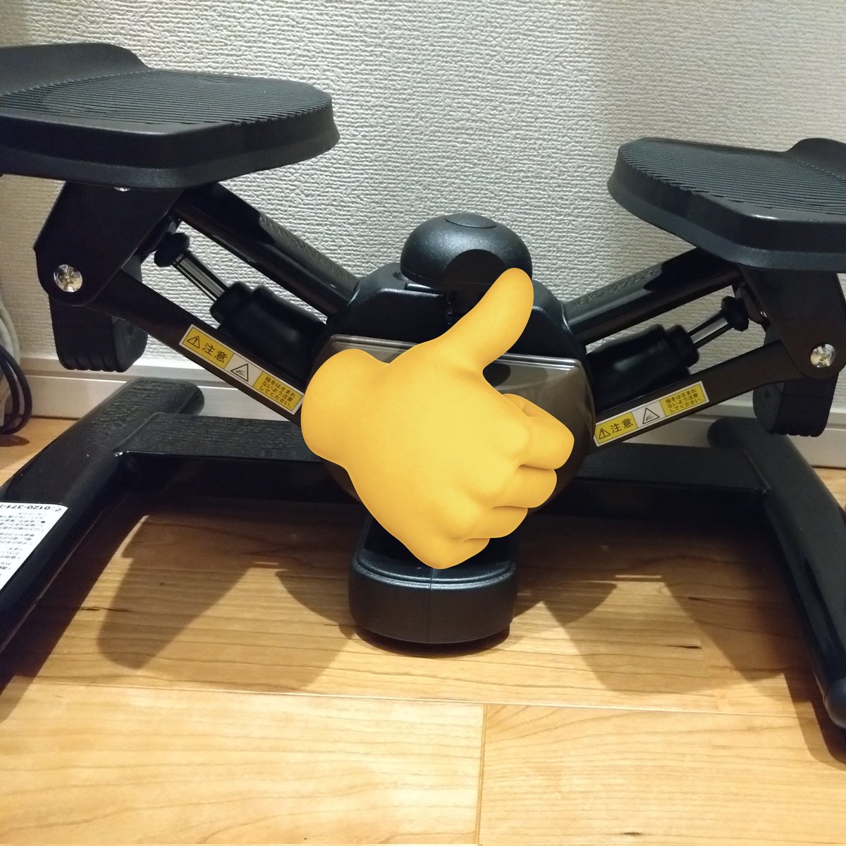 ya___ma_____'s tweet photo. ステッパーというものを購入しまして…… https://t.co/3tC98p0t3G