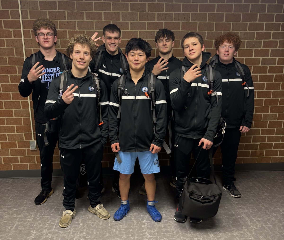 Louisburg Wildcat Tournament results:
132 Caleb Roberts 4th
138 Grey Robinson 2nd
157 John Gagen 4th
165 Noah Jewell 3rd
175 Henry Nelson 4th
<a href="/SMEastLancers/">SME Lancers</a>