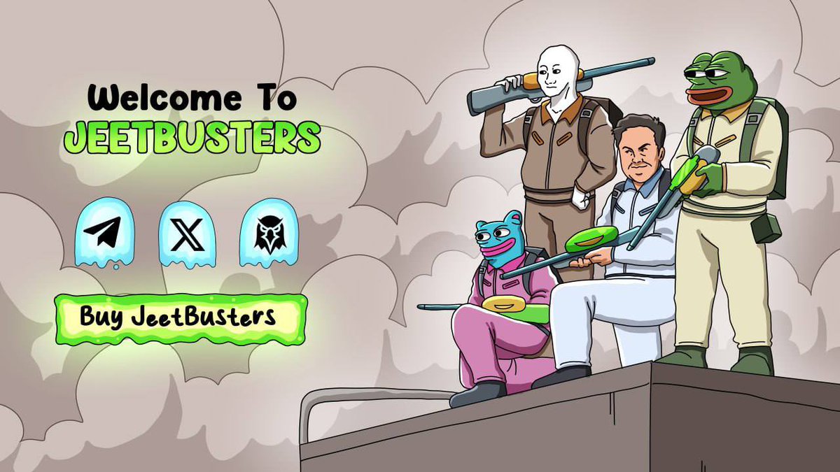 JeetBustersSOL's tweet photo. Our Website is Now Live take a look here! 👇 see you soon @pumpdotfun 👀

https://t.co/CmcIxuiWK6 https://t.co/FX1prScAA9