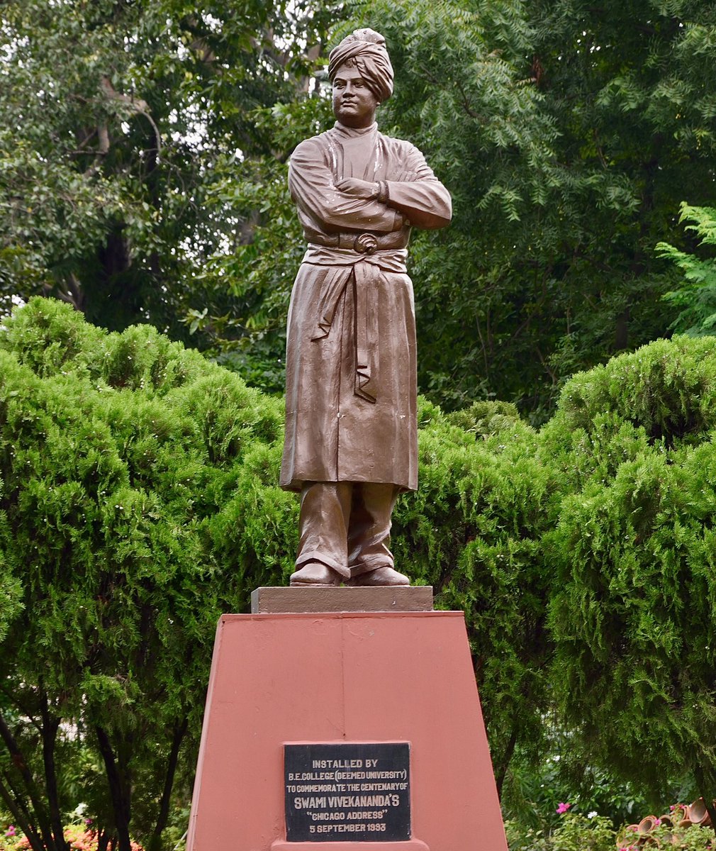 CTI_India's tweet photo. We pay homage to #SwamiVivekananda and commemorate National Youth Day as a tribute to India’s #YuvaShakti

Today, on #NationalYouthDay, we salute the indomitable energy &amp; enthusiasm of our youth, who are the architects of tomorrow’s India 🇮🇳

#TeamCTI 

Picture 📸 from @iiest_s https://t.co/62H9ffuXno