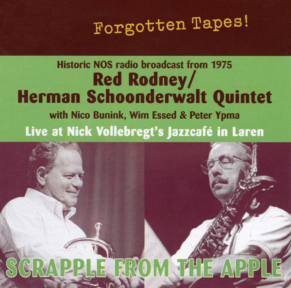 SolidJazzGiants's tweet image. 本日1/12は1975年にオランダでレッド・ロドニーが『スクラップル・フロム・ジ・アップル』をライヴ録音した日です！映画『バード』の白人トランペット奏者のモデルとなったロドニーのバップ・プレイは最高！

#RedRodney #recoringday

ultra-shibuya.com/products/45261…
