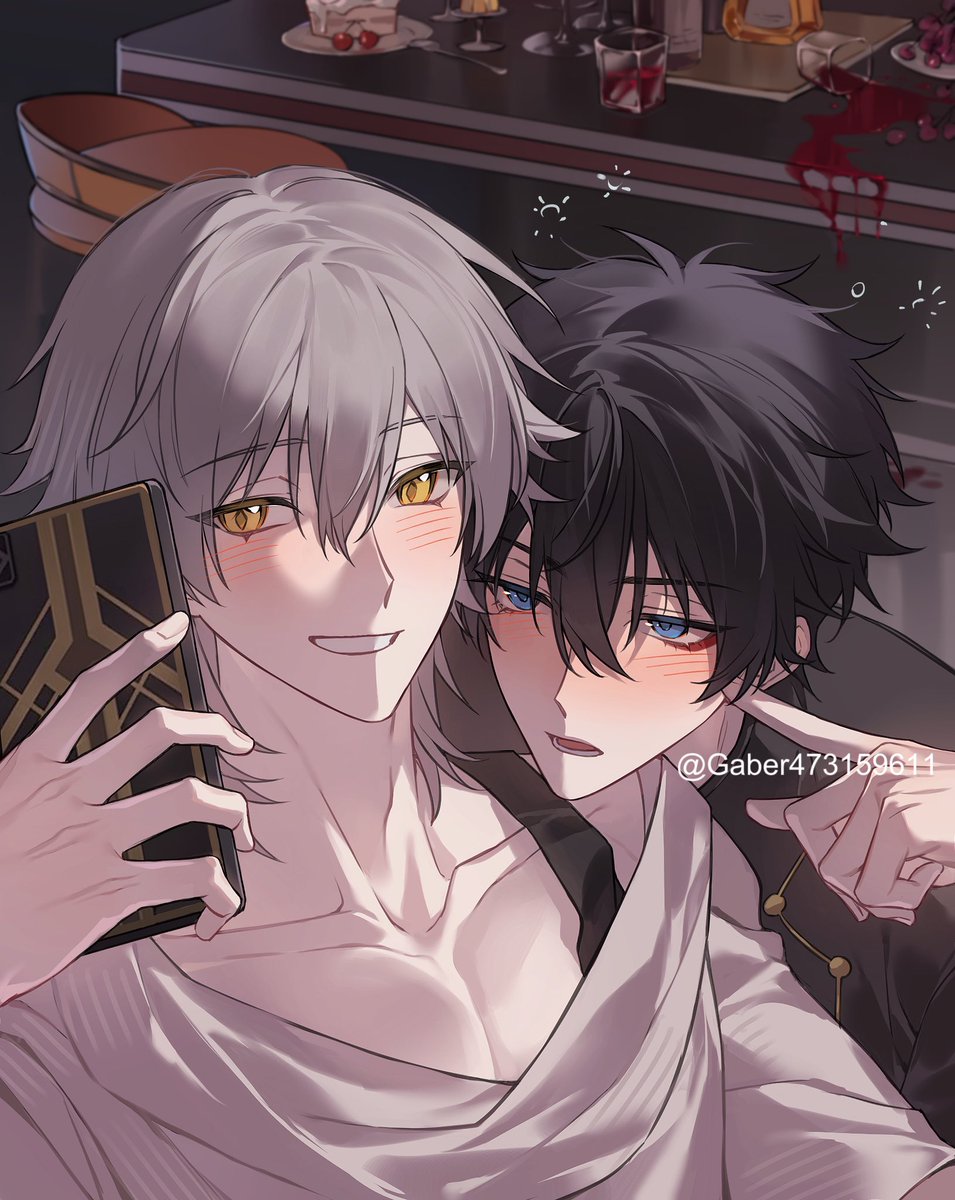 Gaber473159611's tweet photo. 不胜酒力的丹恒老师
#dancae  #丹穹 https://t.co/NUkFjlg9EU