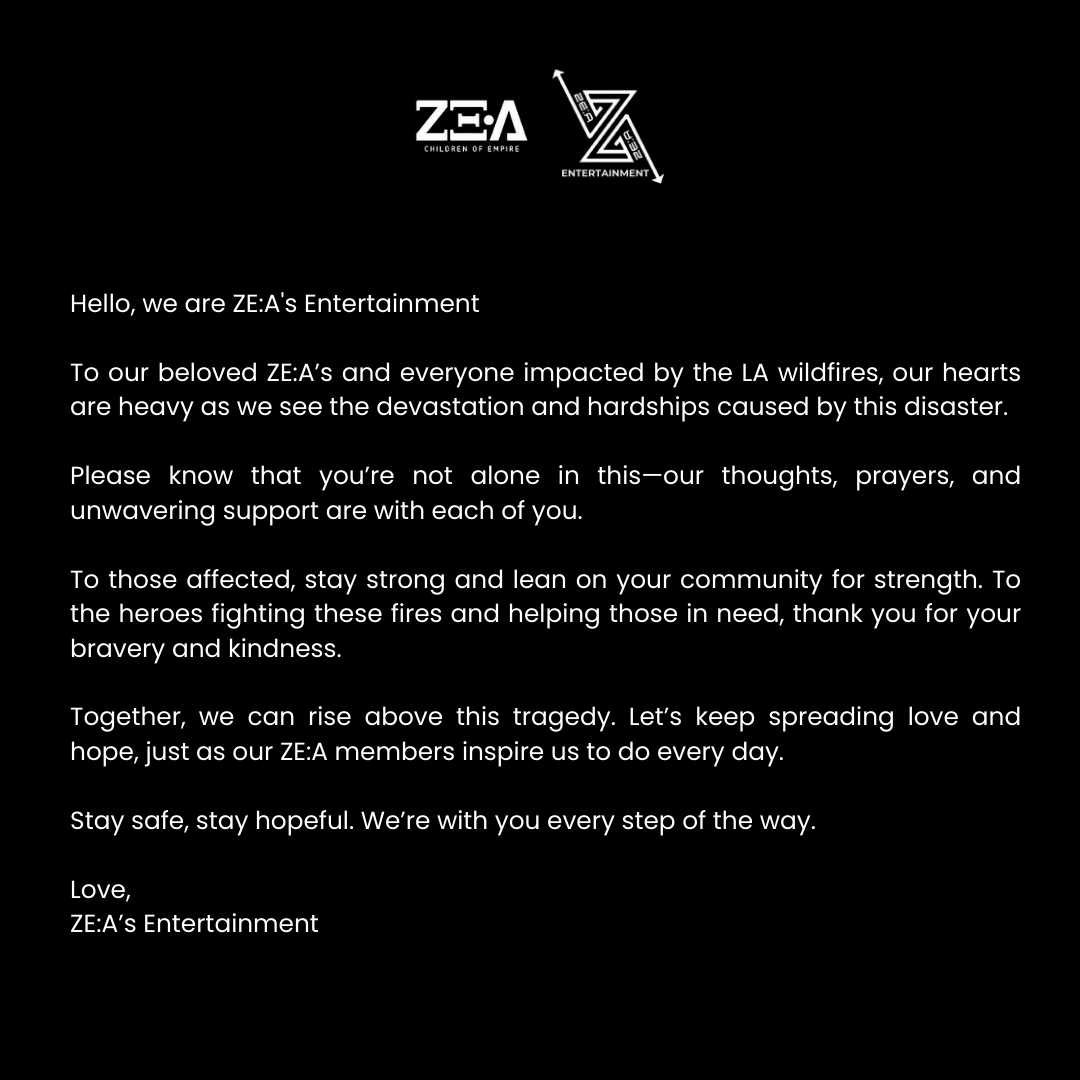 ZE:A's ENTERTAINMENT tweet media