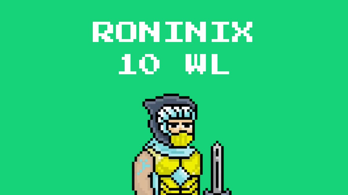 sebmauclair's tweet photo. Très belle collection d'art pixel animé sur Abstract ⚔️ ✳️

🎁 Roninix vous fait gagner 10 WL :

- Suis @AbsRoninix + @sebmauclair
- Like + Retweet
- Commente ton adresse de wallet EVM

⏰ Annonce des gagnants dans 24 heures https://t.co/YD7z7404ut