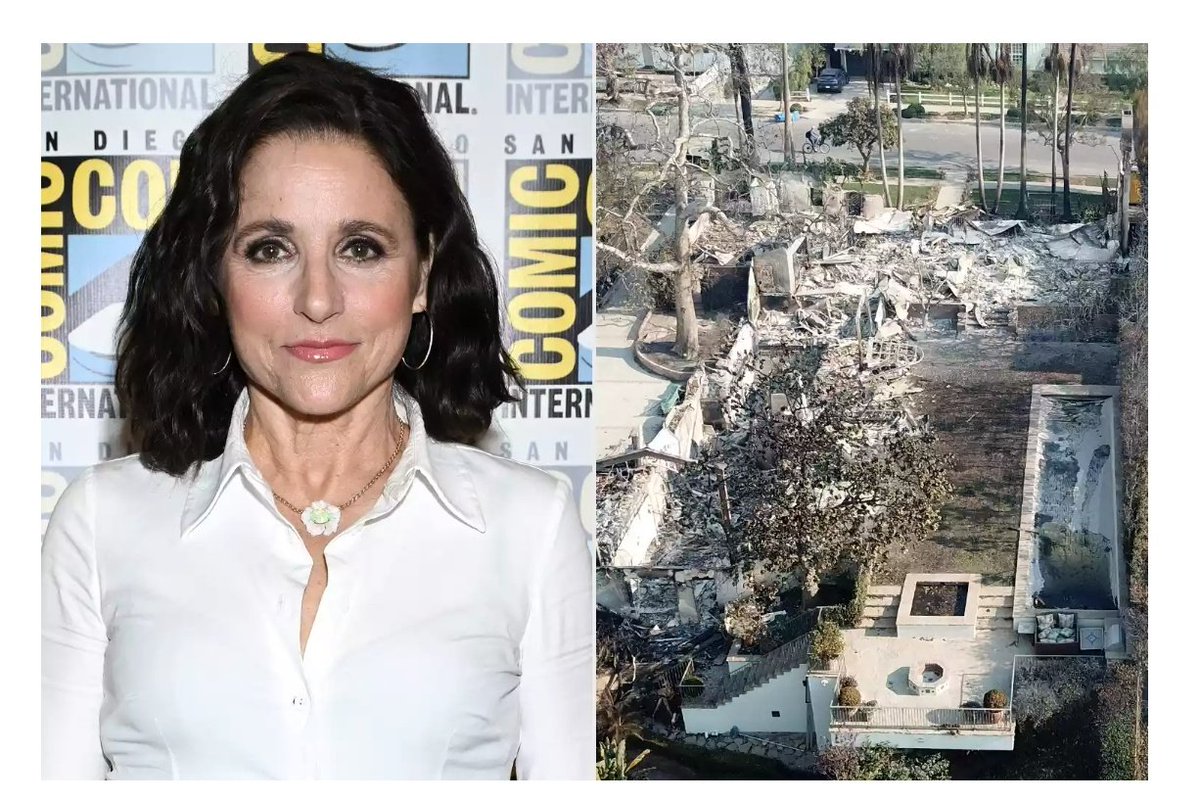 adrianaia_'s tweet photo. Desgarrador:

Estas celebridades lo perdieron TODO en los incendios de Los Ángeles... 🧵

1. Julia Louis-Dreyfus https://t.co/4XfVivATis