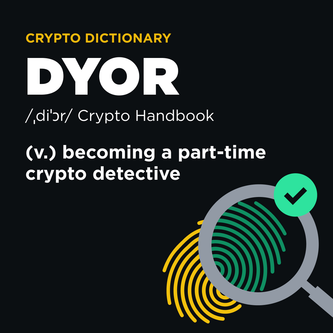 binance's tweet photo. because every crypto project deserves a little background check. https://t.co/MFRZFSMdgq