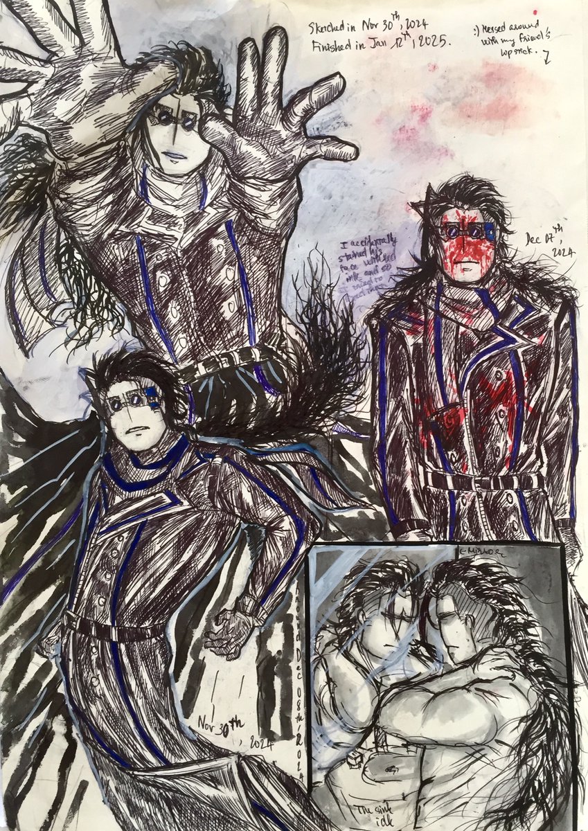 d3ath_ryd3's tweet photo. Dr. Gonne idk. (very messy sketchbook spread)

#MadnessProjectNexus 
#madnesscombat 
#drgonne https://t.co/3s32yJDF4t