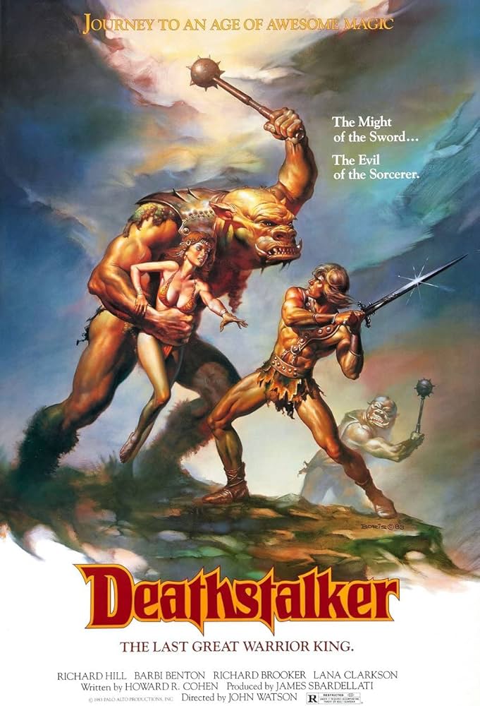 cinecutre's tweet photo. ¿Utilizó #Deathstalker2 imágenes de otras películas? Pues claro, qué cosas tenéis: el plano inicial del castillo de El terror (1963), mejunjes varios de la Deathstalker original (1983) y secuencias de lucha de El enigma del talismán (1986). ¡Papá Corman, niños y niñas! ¡Sí! https://t.co/Nn62RytMXO