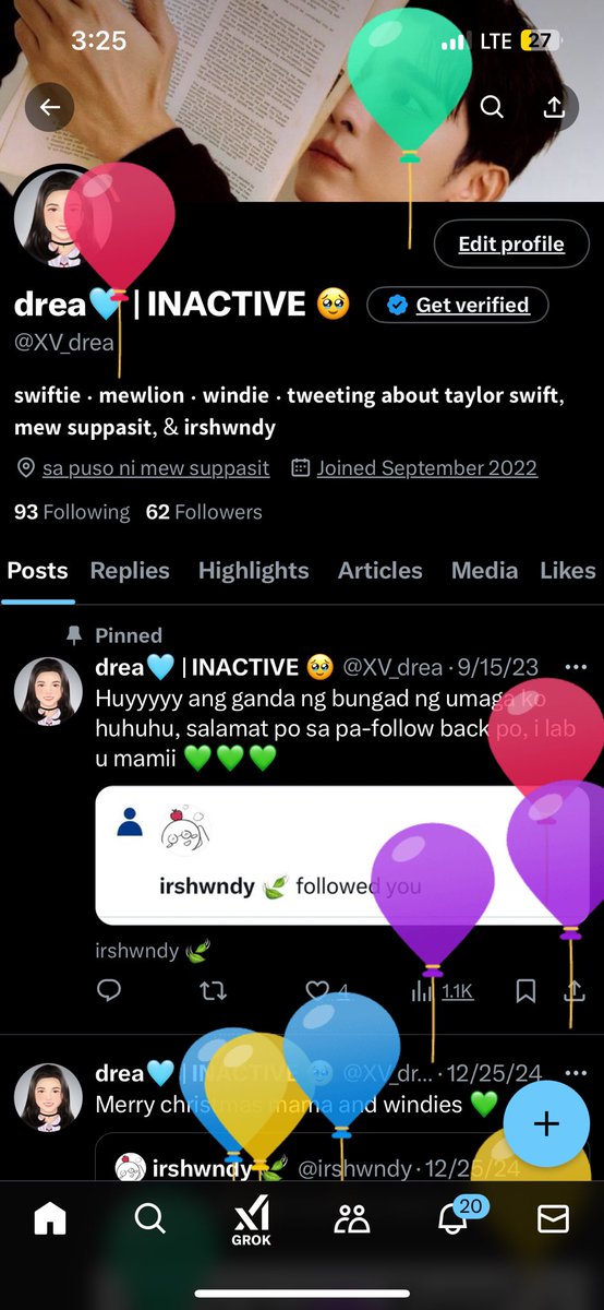 XV_drea's tweet photo. Happy bday to me! 🩵 https://t.co/K74vVsMEhT