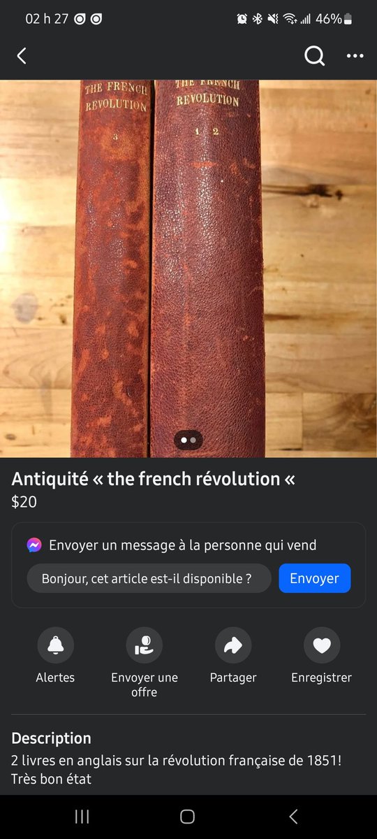 JeffdeStGermain's tweet image. Bon. Vu les infos du vendeur, j'suis pas sûr des infos de ses livres. Ils parlent d'une révolution divergente (1851?) selon moi. #Révolution #française