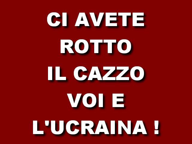 È giunta l'ora che tutti i leader europei si mettano una mano sulla coscienza, il popolo europeo non ne po' più di sentirsi svuotare le proprie tasche per sostenere una guerra che non ci appartiene