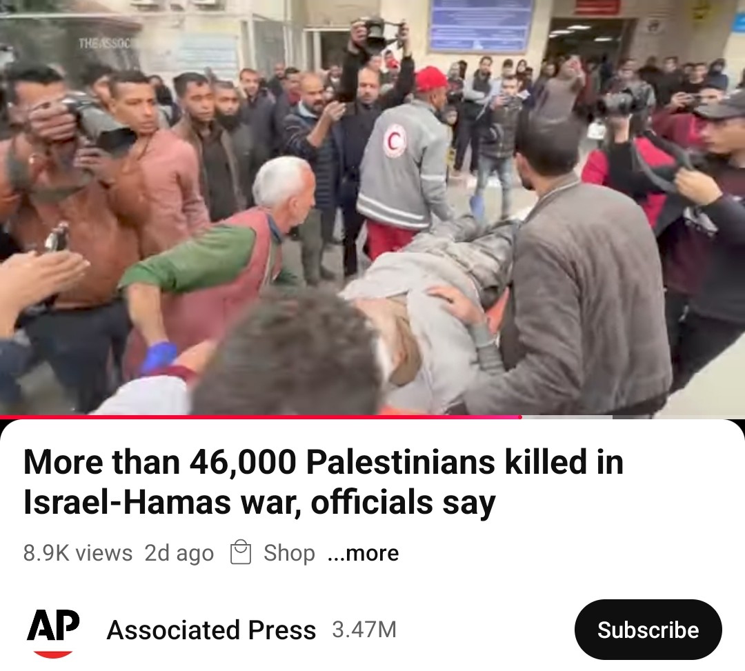 Israelnesia's tweet photo. Setahun 46.000 orang di Palestina tewas. Di LA yg tewas 12 orang girang banget dibilang azab. Berarti kurang 45.988 orang lagi biar draw 🗿 https://t.co/n5elKG7rr7