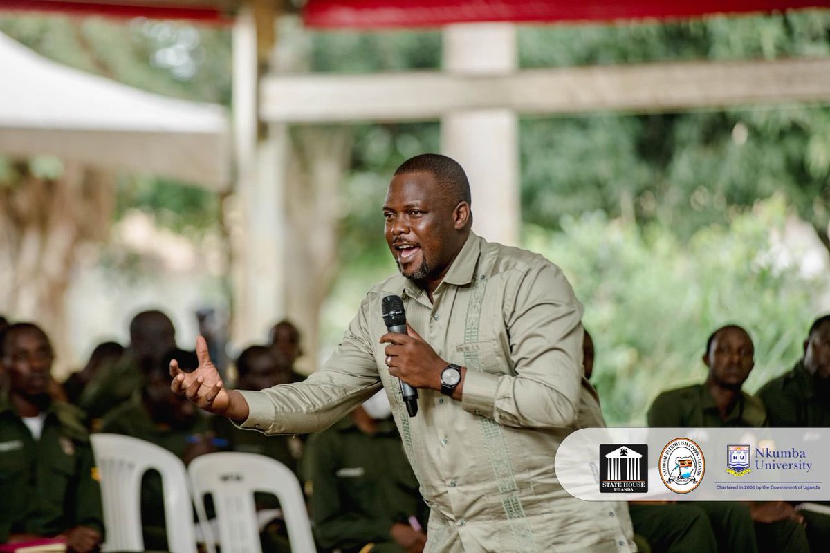 NRMOnline's tweet photo. The NRM Secretary General, Rt. Hon. @TodwongR has reiterated the call for young people to seek for guidance and mentorship before engaging in active politics after education to avoid mistakes. 

SG Todwong said today at Nkumba University as he facilitated over 730 students' leaders from various universities who are attending a two-week patriotism course. 

“I implore you always to seek advice and guidance from the senior leaders if you are to be groomed into responsible leaders in future,” SG said. 

Read More: https://t.co/JXlGArCdNO