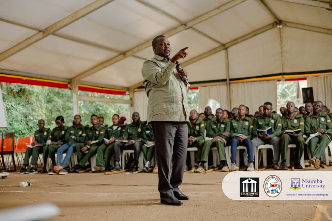 The NRM Secretary General, Rt. Hon. <a href="/TodwongR/">Todwong Richard</a> has reiterated the call for young people to seek for guidance and mentorship before engaging in active politics after education to avoid mistakes. 

SG Todwong said today at Nkumba University as he facilitated over 730 students'