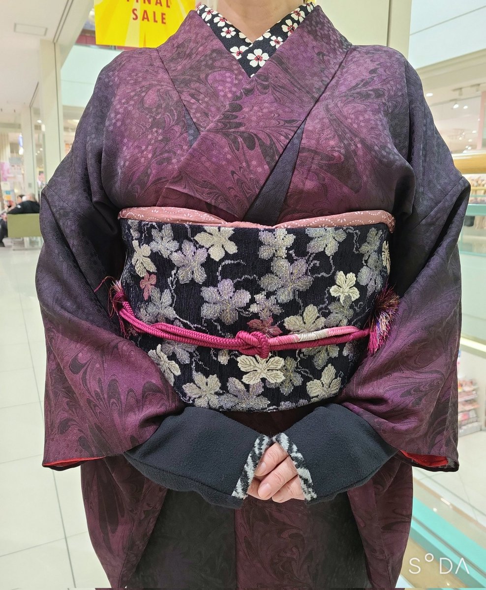 小紋お仕立て着物エジプシャン想創蒼