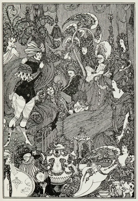 オーブリー・ビアズリー (Aubrey Beardsley, 1872 - 1898) 