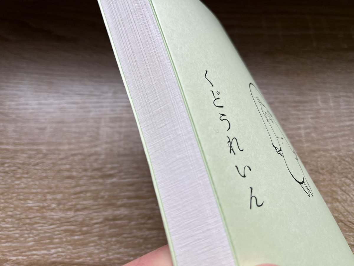 tn333__'s tweet photo. 本屋さんで出会ったくどうれいんさんの"日記の練習"がとても良い。言葉の間とつかい方が心地よくてすき。ぱらっと捲ってこれは買わないといけない気がする、となったが正解だった。あと、本を閉じた時の小口？がさらさらでさらに良い〜となった。 https://t.co/IzXPhvFIwu