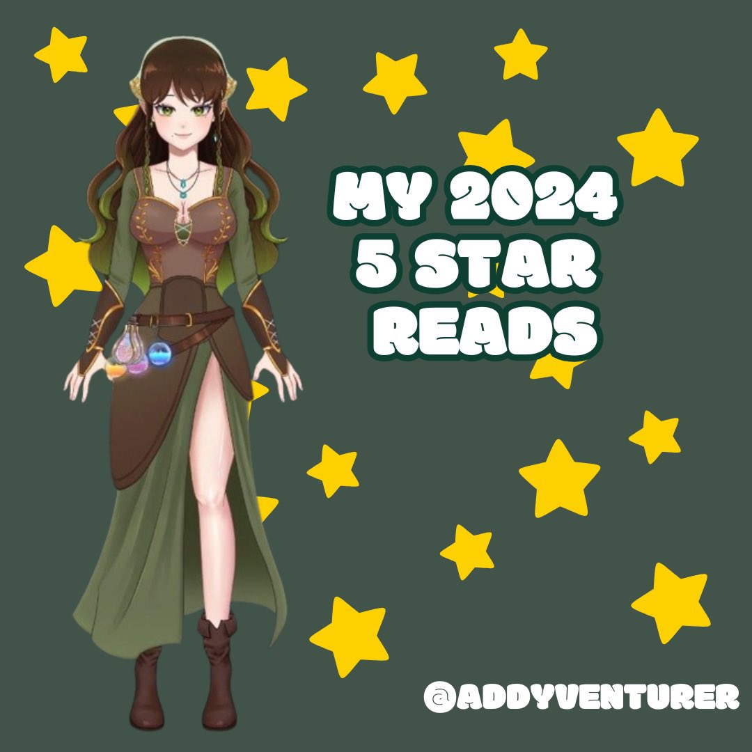 AddyVenturer's tweet photo. A little late, and not that anyone asked, but here are some of my favorite reads of 2024! Hope that with the new year I can be more consistent with my book reviews!

What were your 2024 faves?

#vtuber #twitch #book #booktok #booknerd #bookrecommendations #bookreader #VtuberEN https://t.co/SZIkq8onpW