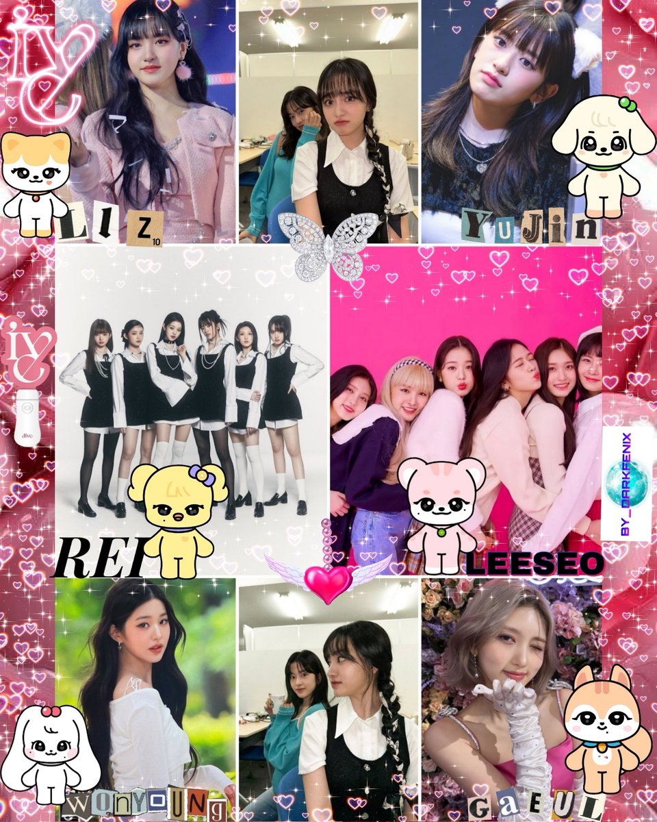 By_darkfenix's tweet photo. 🩷🩷 IVE @IVEstarship 🩷🩷 #Ive #Lizive #Yujinive #Reiive #Leeseoive #Wonyoungive #Gaeulive #Dive #Diveforver #Multifandomkpop #kpop #kpopedit #kpopcollage #kpopeditcollage https://t.co/La9hgxUyME