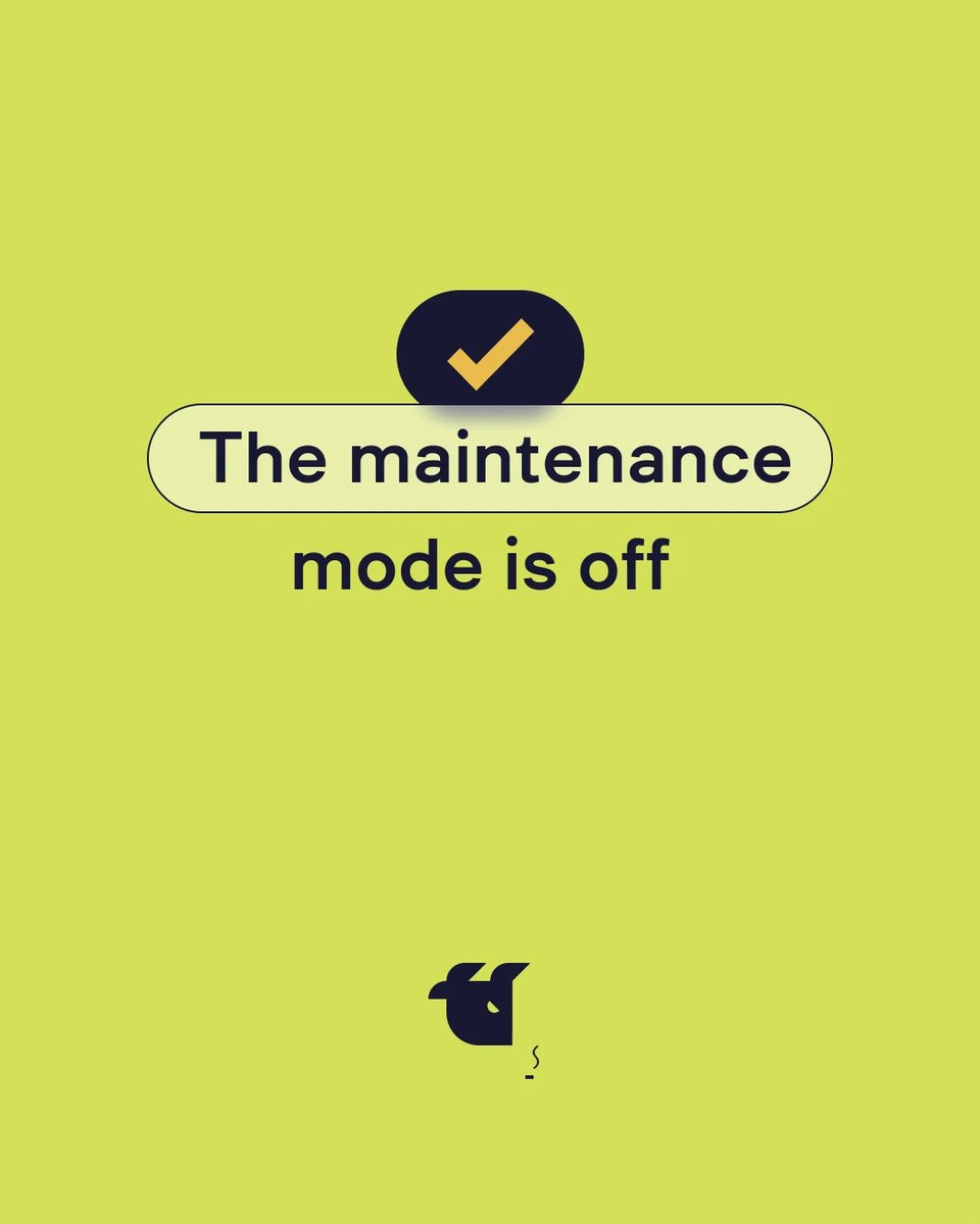 WhiteBIT_NG's tweet photo. ⚙️ We are back from maintenance!
We performed a few technical updates to make your experience with our exchange even better.
Thank you for your patience! https://t.co/4z403IRxda
