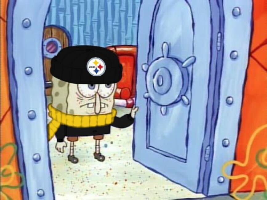 BleacherReport's tweet image. Steelers entering the playoffs in their last 5 trips 😭