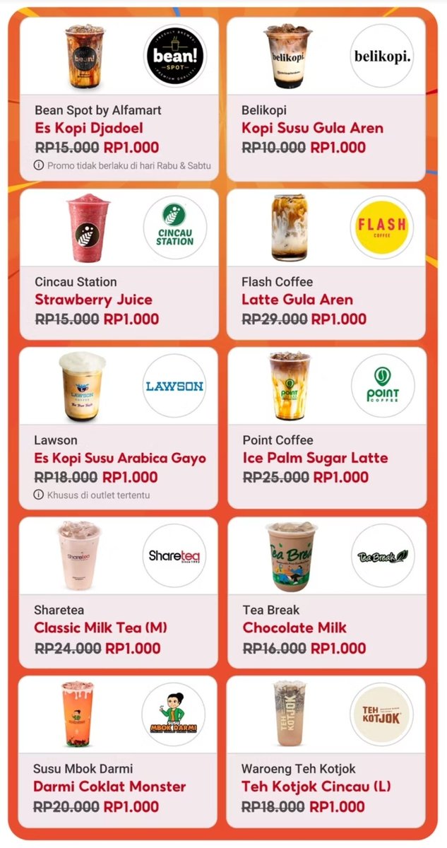 RacunBelanja's tweet image. ShopeePay Serba Seribu‼️
🗓️ 13 Januari-28 Februari 2025

• Pembayaran langsung di outlet
• Menggunakan aplikasi ShopeePay 
• Pastikan scan QR ShopeePay
• Maksimal 1x transaksi/pengguna/merchant/metode pembayaran/periode

Selengkapnya cek disini:
s.shopee.co.id/2Vc0KDxivA