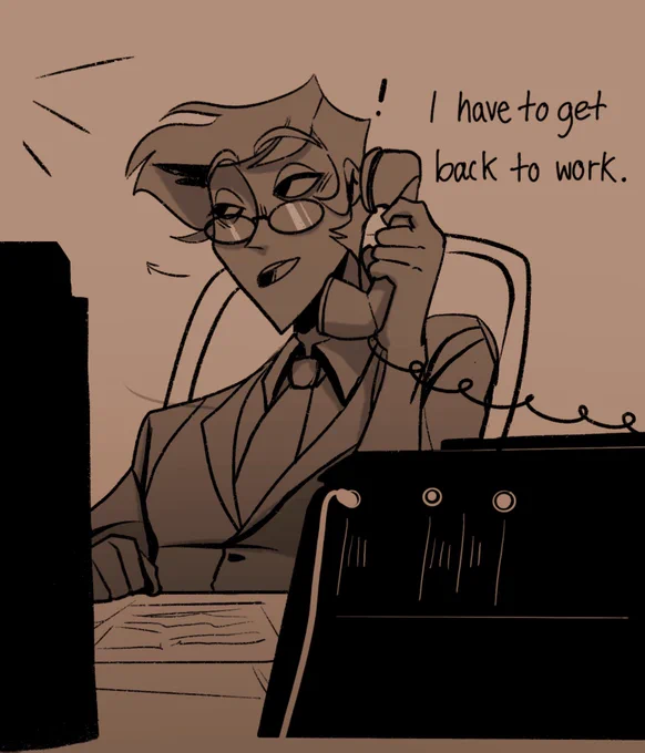 Last conversation 🤩

#RadioDust #HazbinHotel 