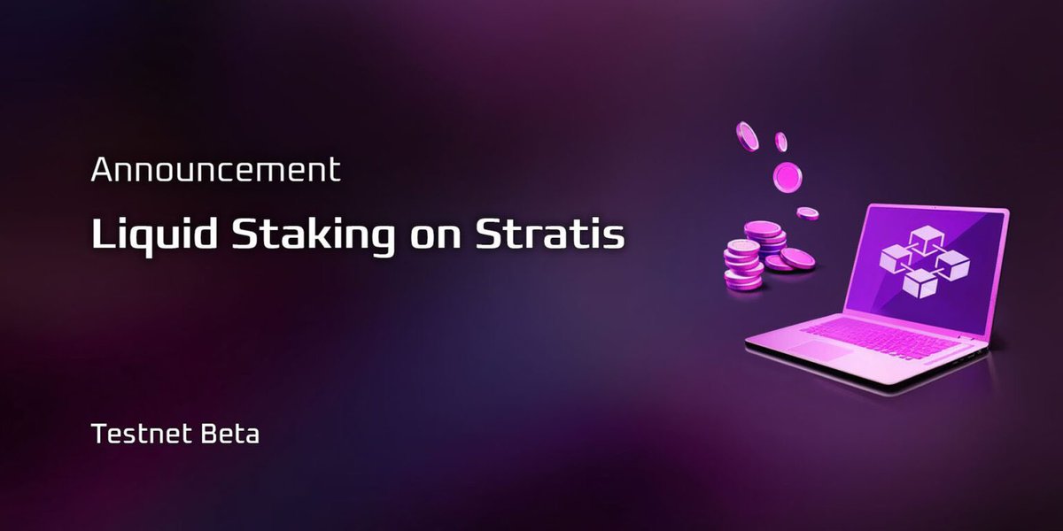 🚀 Exciting news! After a successful testing period on Testnet. The rSTRAX Liquid Staking DeFi Protocol will be released on mainnet soon providing simple and seamless staking for STRAX holders.

rSTRAX can be used with the various DeFi protocols on Stratis to earn additional