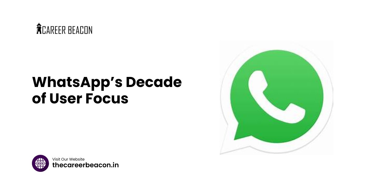 thecareerbeacon's tweet image. Celebrating 10 years of WhatsApp! A decade of prioritizing user needs, enhancing privacy, and building a platform that connects the world. #WhatsAppAnniversary #UserFocus  zurl.co/jOhjT