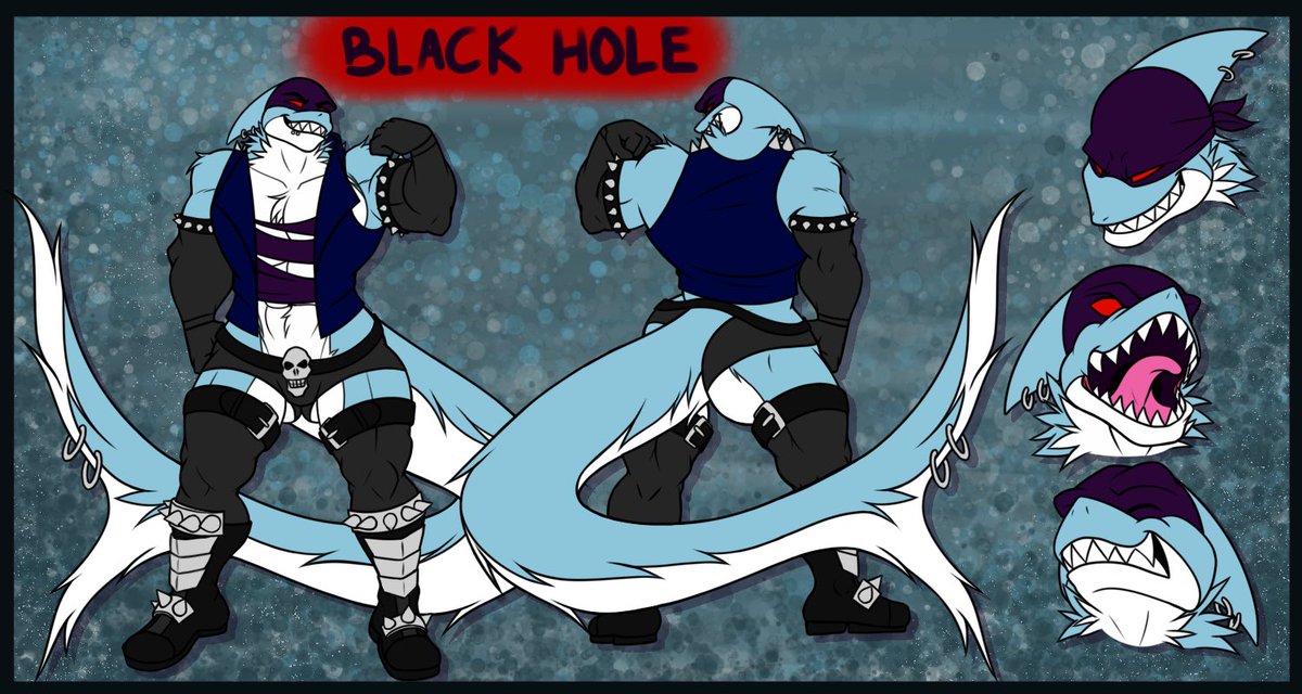 Character Ref Sheet for my OC Kai, AKA: BLACK HOLE. From my comic commission a few months ago. I hope to use him more in the future 🥵🍆💦