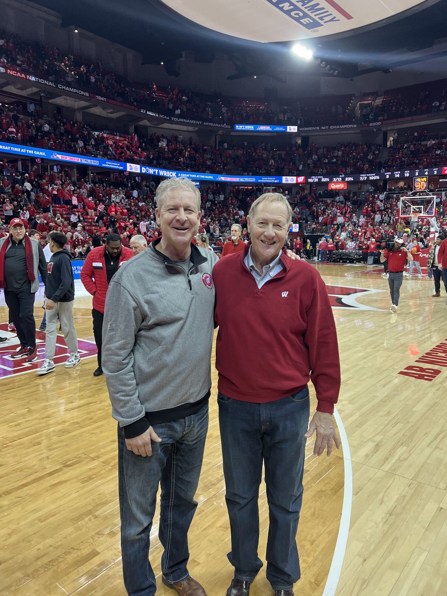 Great win for Bucky last night for the alumni game!