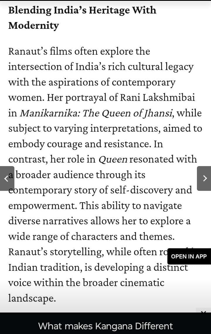 BagchiPrashanto's tweet photo. Kangana Ranaut's mastery in acting and direction is in a league of its own. Her methodical approach, depth in character portrayal, and bold storytelling set her apart from any comparison, even with acclaimed directors like those behind 'Barbie.
@KanganaTeam
@CNNnews18 https://t.co/dIDQbrayrM