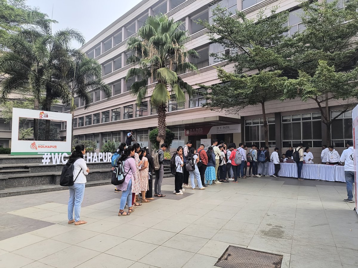 🌟 Registrations started a few hours ago, and the energy is incredible! Attendees are picking up their badges and swags with big smiles. 🛍️✨
We’re all set for an amazing day ahead at #WCKolhapur2025! 💙
#WordCamp #WordPressCommunity