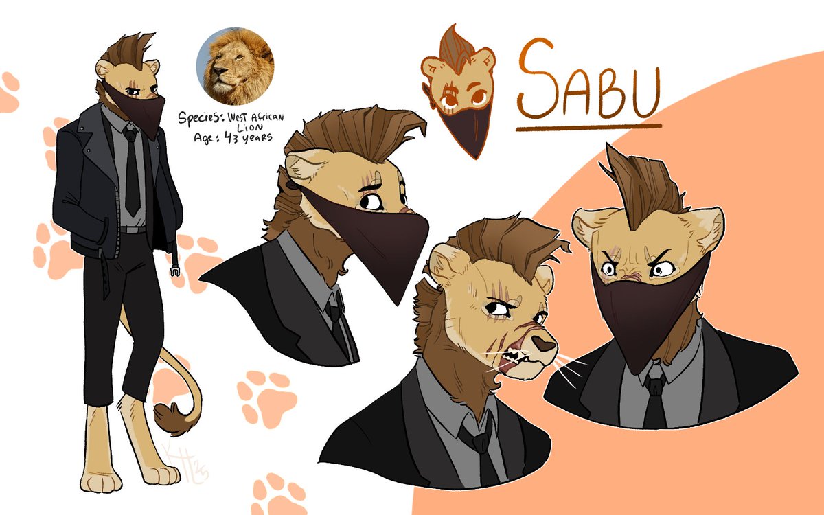 Sabu is here! I wanted to explore what was underneath his bandana, I figured it would be a gnarly scar. I can't believe he wasnt in the anime. 
#BEASTARS #sabu #Shishigumi