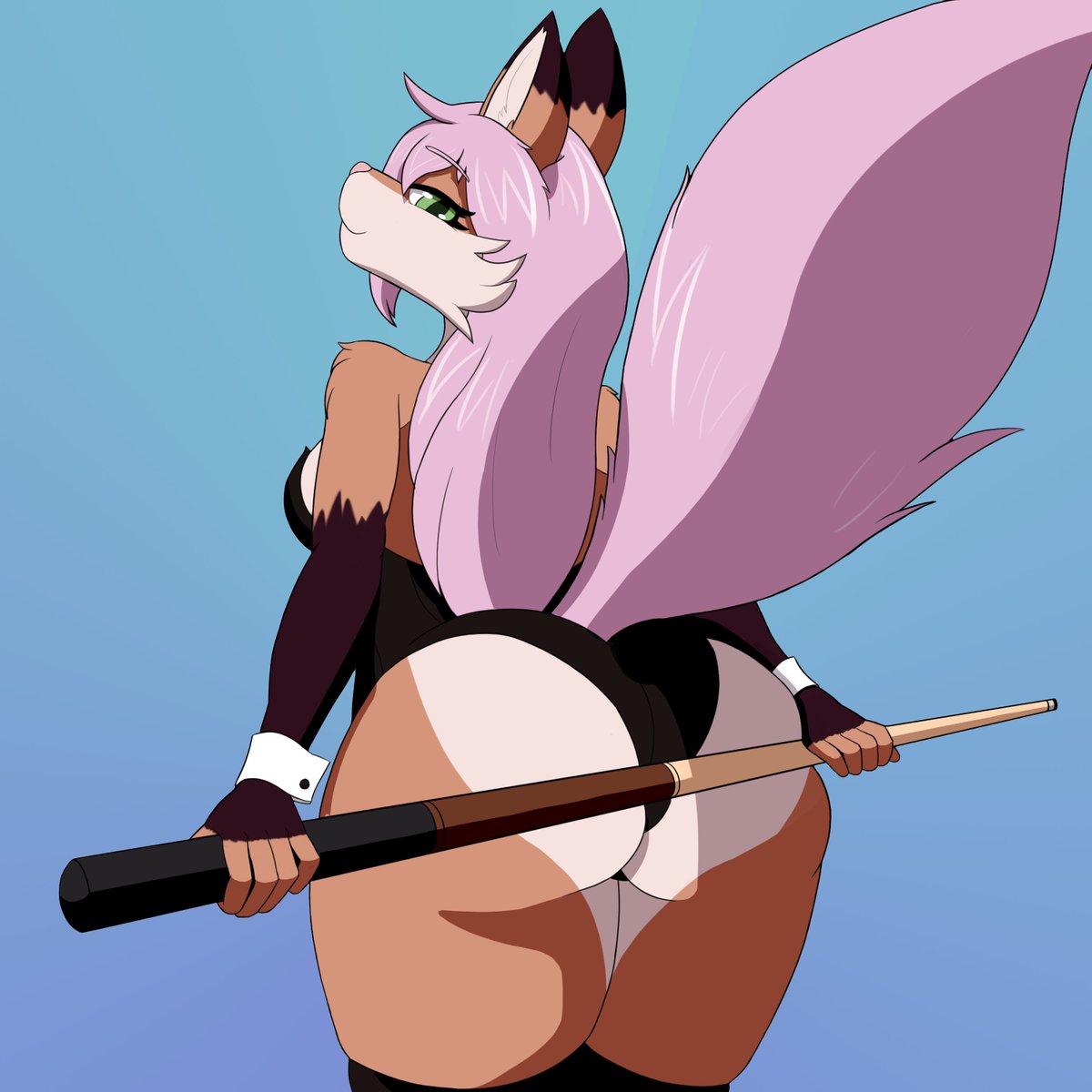 Been meaning to draw her for a long time, finally got the nerve to try a fox.

Giftart of Beth for @Phandril !